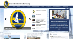 Desktop Screenshot of bundefjorden-seilforening.no